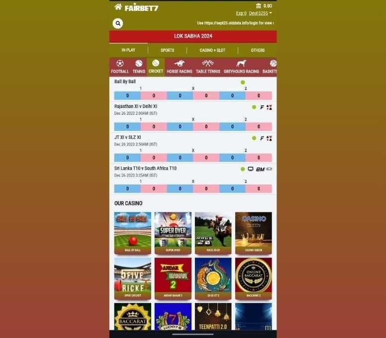 fairbet9 login password